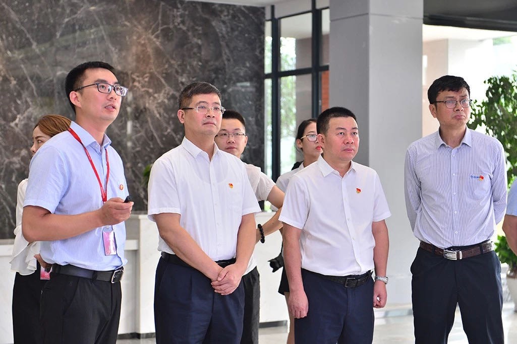 以党建引领金宝慱亚洲体育发展丨长沙市委组织部调研金宝慱亚洲体育新材料