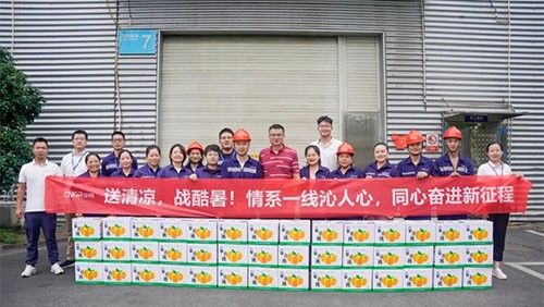 科学防暑 不惧“烤”验 | 金宝慱亚洲体育为员工送去清凉，守护热浪下的初心
